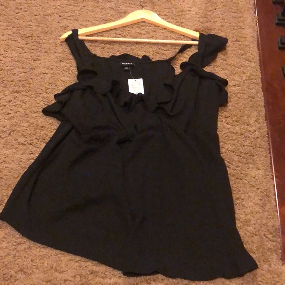 TORRID Georgette Ruffle Surplice Tank Top 👠 US M/L Torrid 00 - Picture 7 of 16